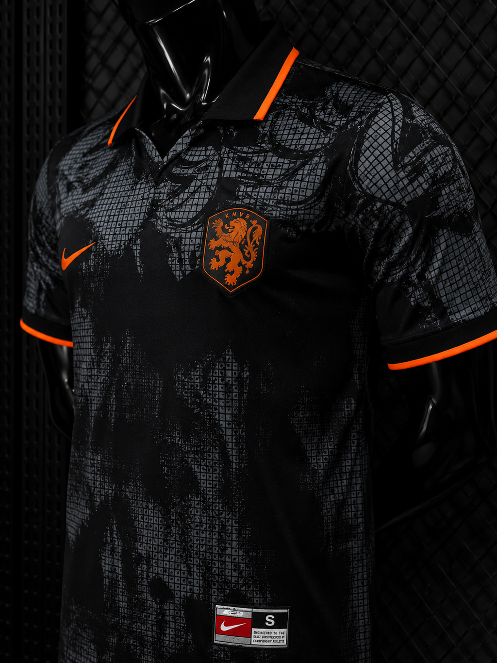 2026 Netherlands Black Collared Special Edition Fans Jersey