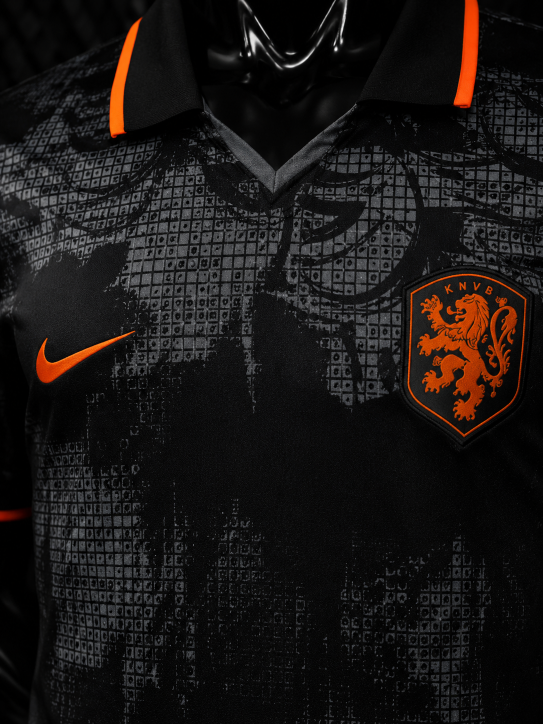 2026 Netherlands Black Collared Special Edition Fans Jersey