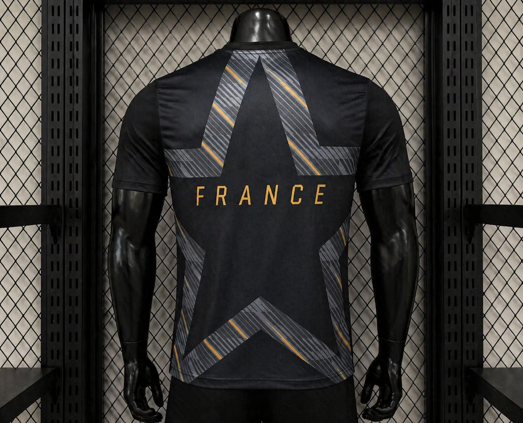 2026 France Black Goalkeeper Fans  Shirt