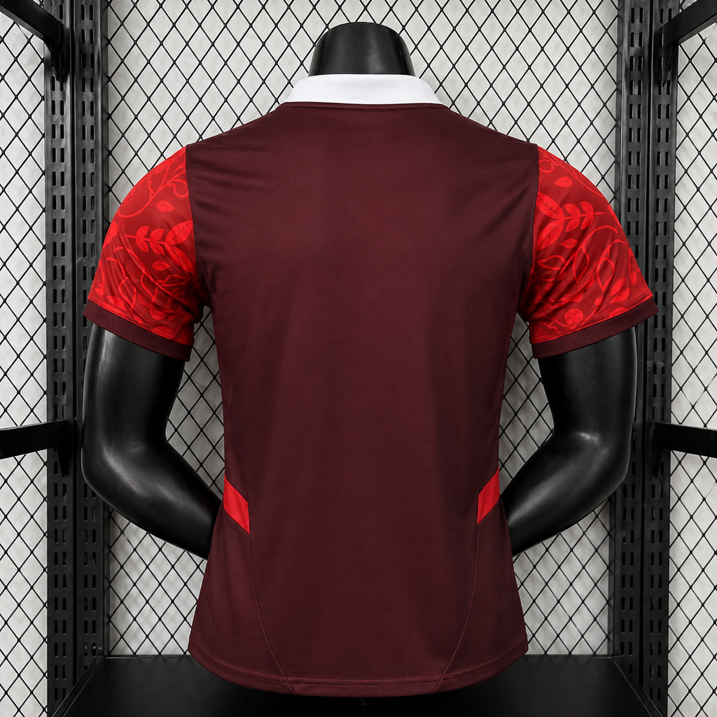 2026 Portugal Red Collared Special Edition Fans Jersey