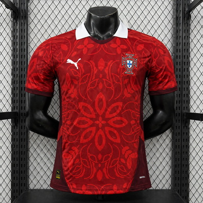 2026 Portugal Red Collared Special Edition Fans Jersey