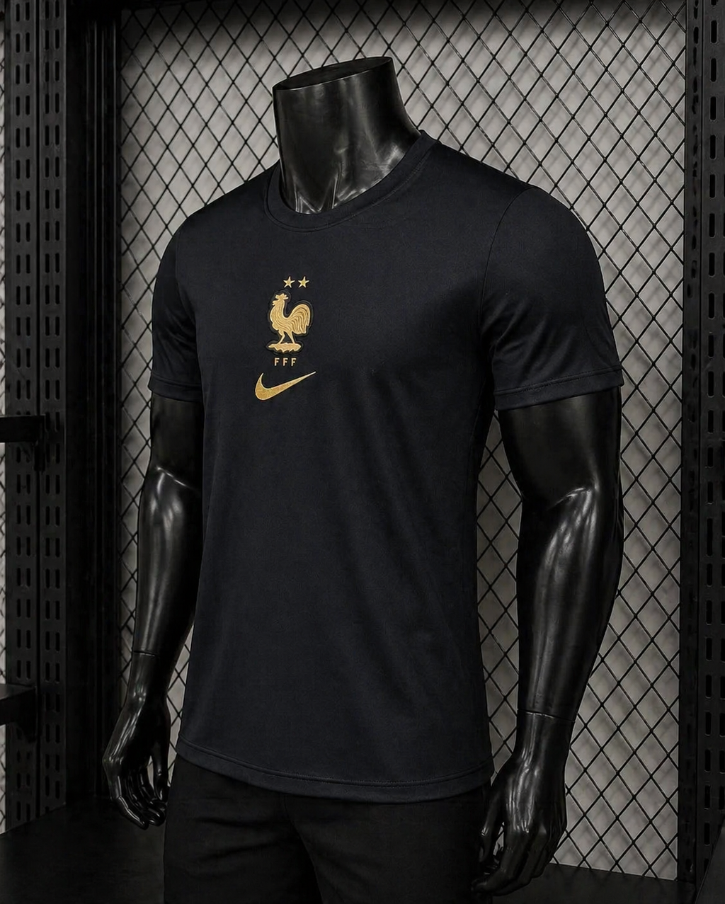 2026 France Black Goalkeeper Fans  Shirt