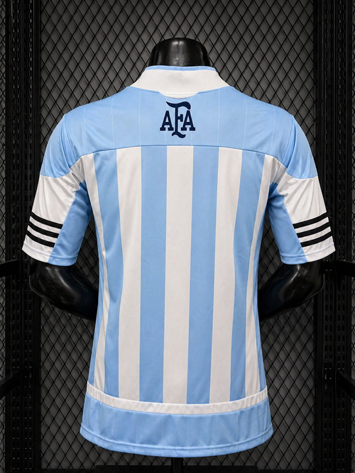 2004-2006 Argentina White Blue Hip-Hop Version Retro Jersey
